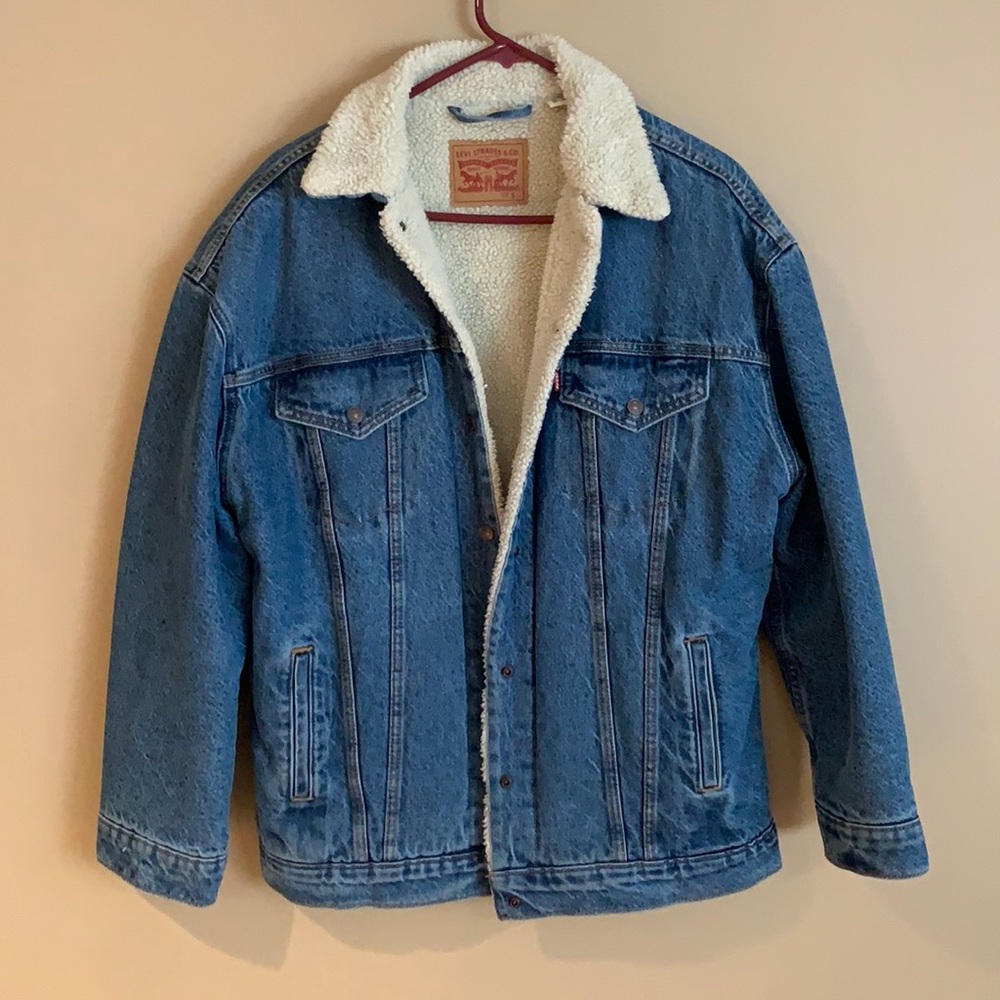 sherpa jean jacket